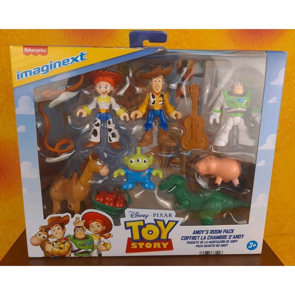 Fisher-Price Imaginext Disney Pixar Toy Story Andy's Room Pack 7 pc Figure Set